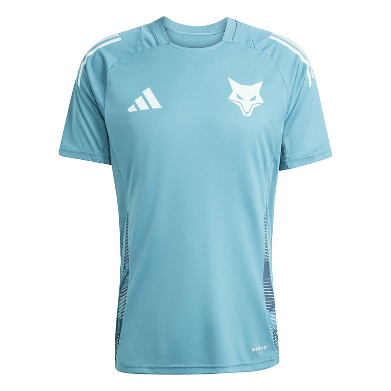 Camisa 25/26 Treino Masculina - Azul Turquesa+Branco